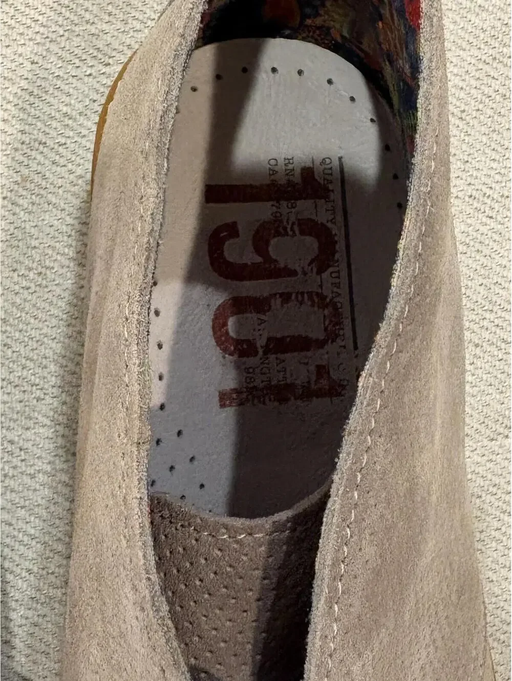 1901 Nordstrom Men’s Perforated Suede Chukka Boots Made in Italy Size 46 / 12.5